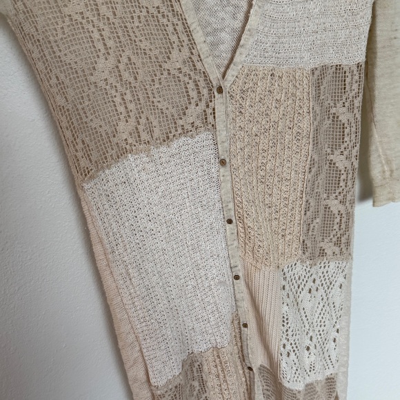 Free People Magic Dragon Patchwork Cardigan Sweater - Picture 8 of 11